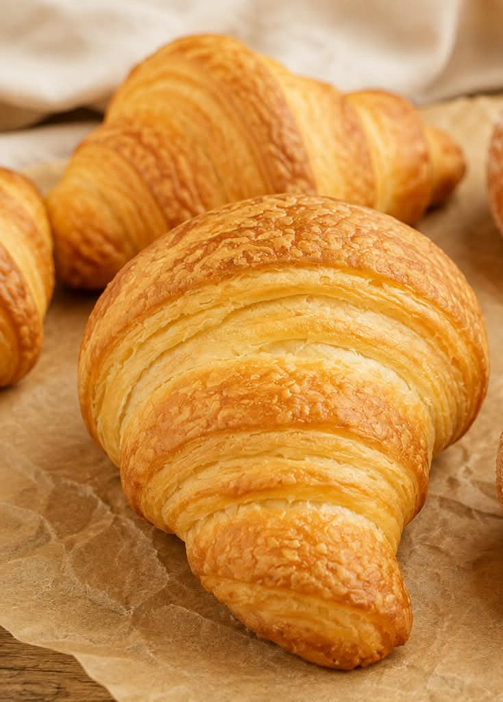 Croissant con la marmellata di albicocche