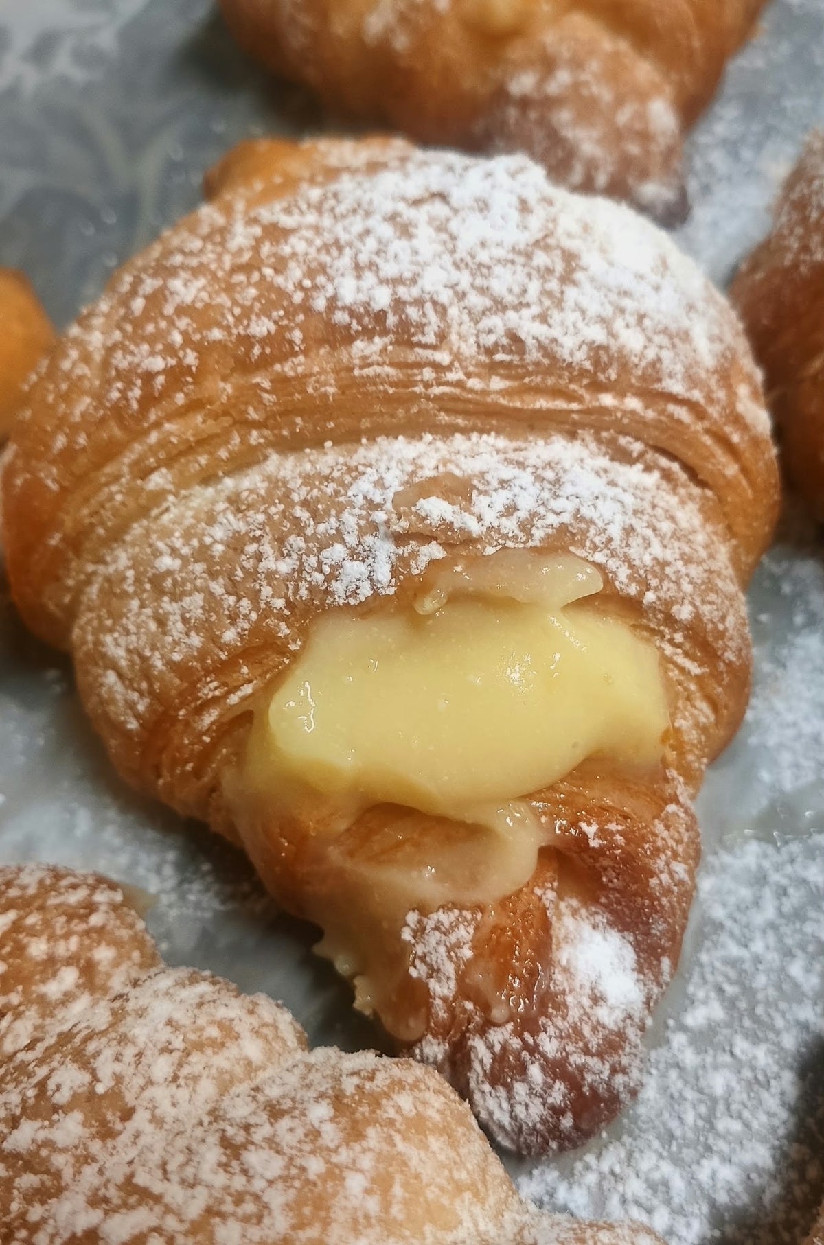 Croissant con la crema