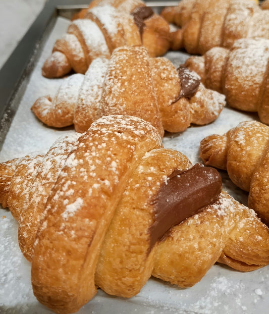 Croissant con il cioccolato