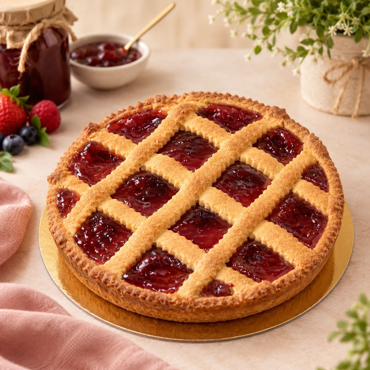 Crostatina ai frutti di bosco